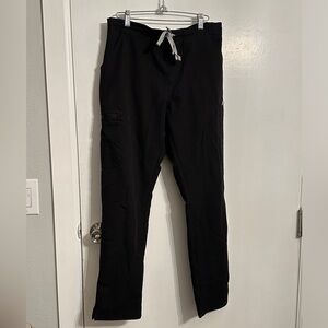 Black original figs yola scrub pants